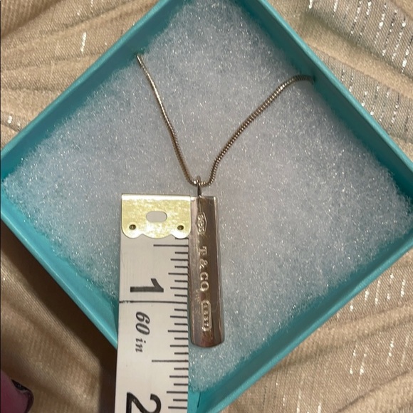 Tiffany & Co 1837 bar pendant NEVER BEEN WORN - Picture 8 of 11